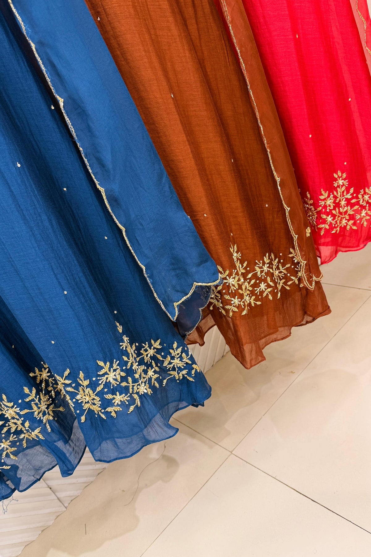 ✨”Samilsha - Premium Mul Chanderi A-Line Kurta Set