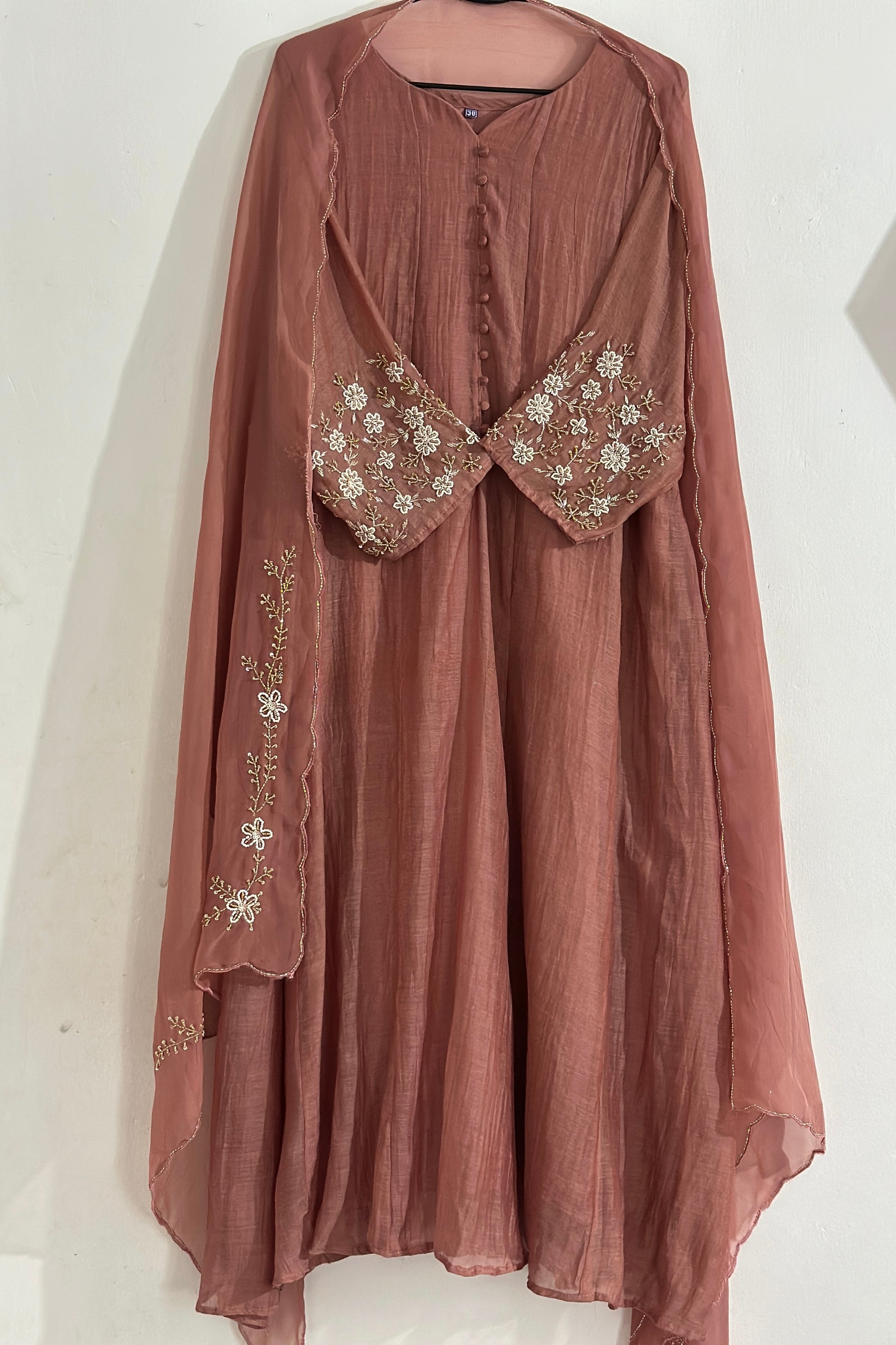 ✨Ay10- Beautiful Mul Chanderi A Line Kurta set 💫