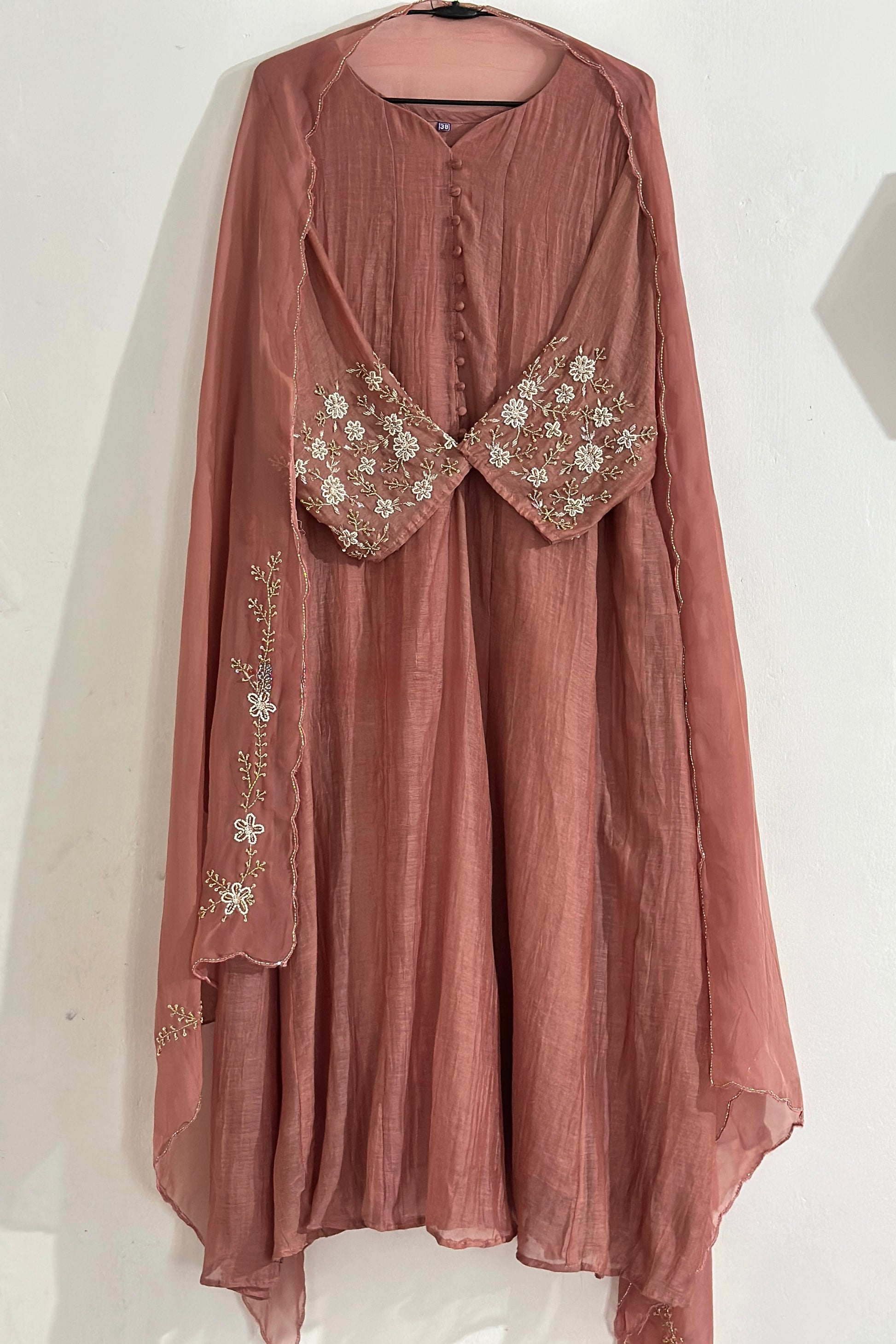 ✨Ay10- Beautiful Mul Chanderi A Line Kurta set 💫