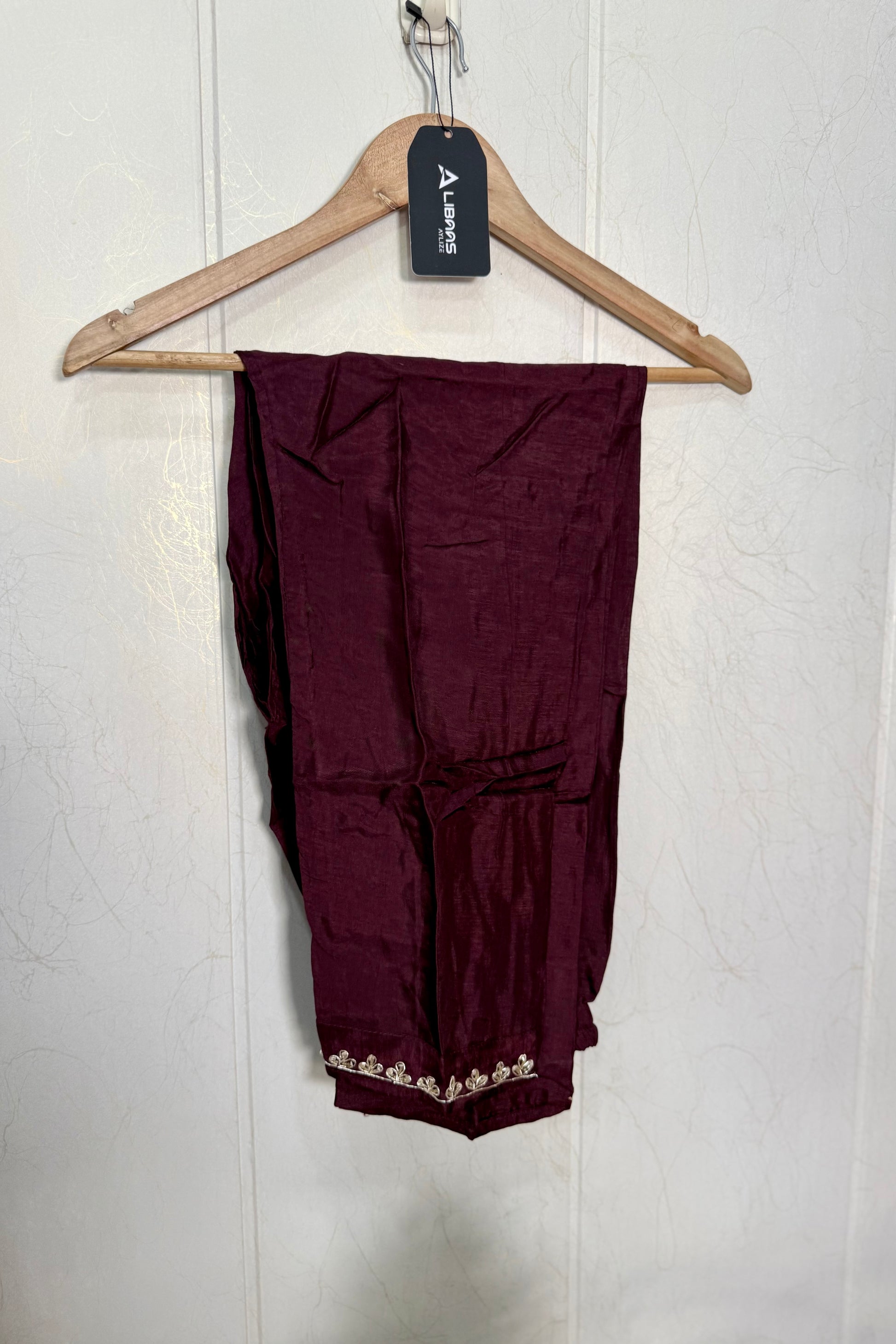 “ISHIKA” Brwon handcrafted dola silk kurti set