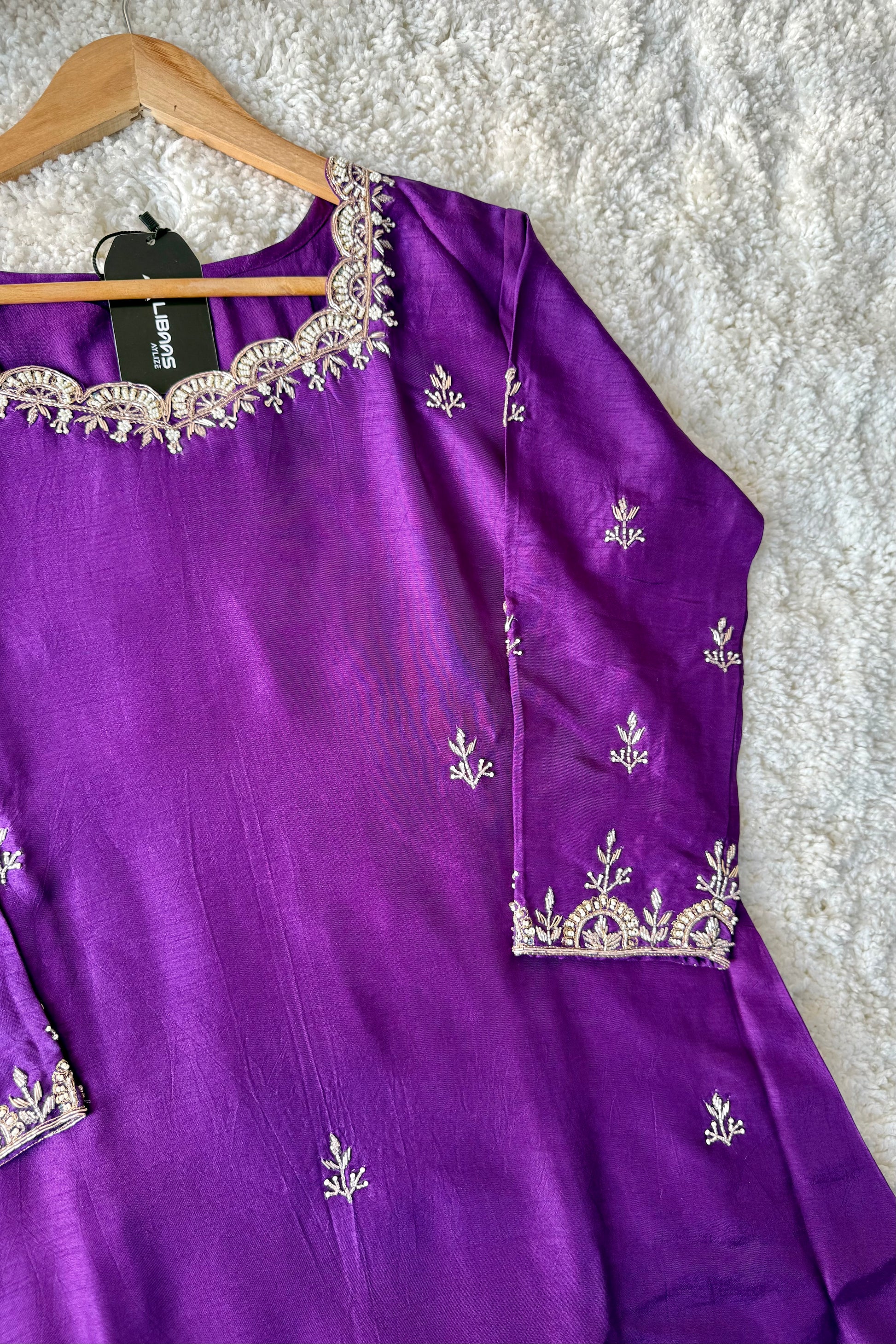 ✨ “Luxe – Premium Dola Silk A-Line Kurta Set