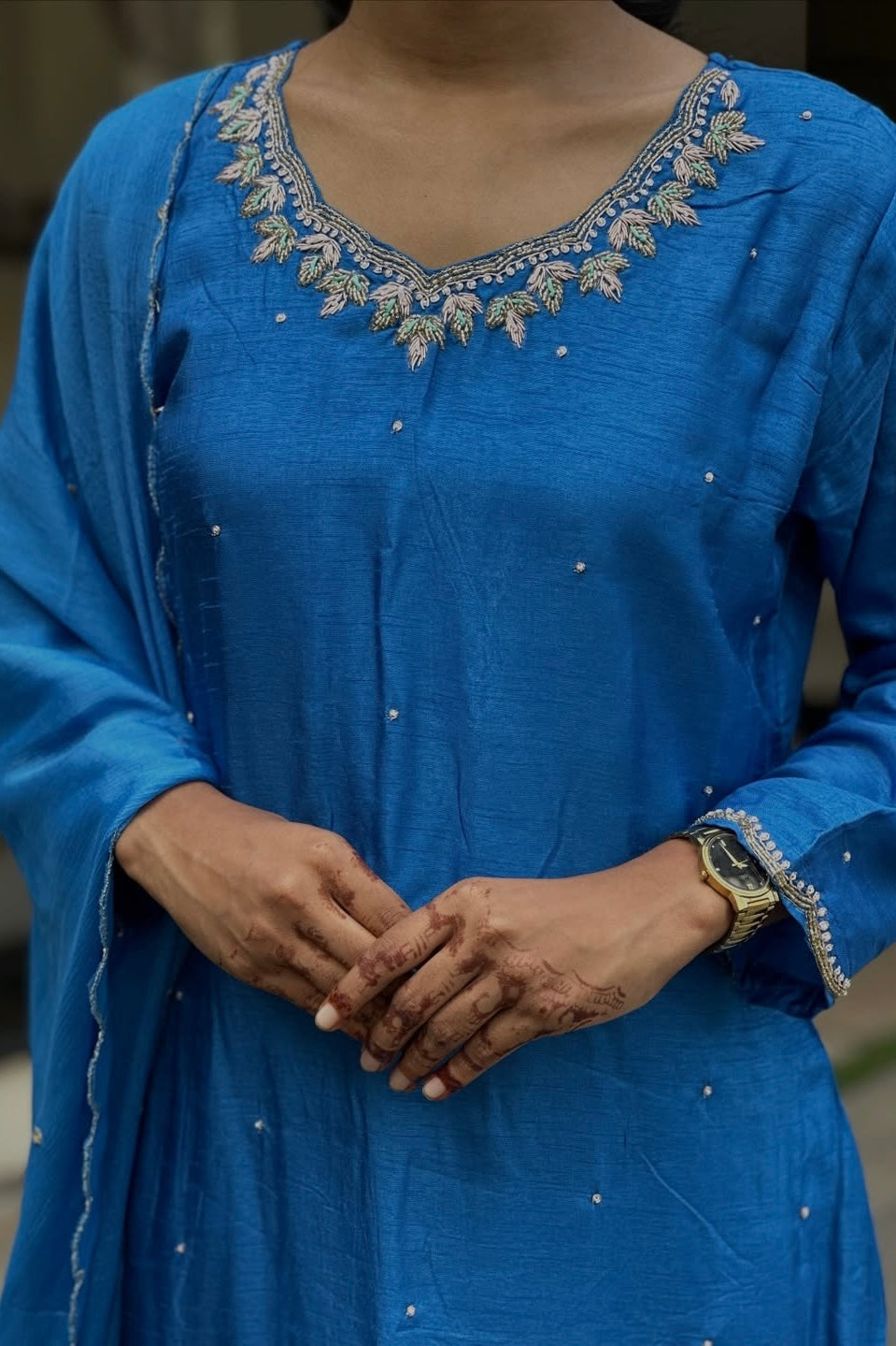 💫Nitya- Premium Dola silk Kurta set