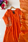 4. Elegant Banarasi Mul Chanderi Kurta Set for Festive Wear
