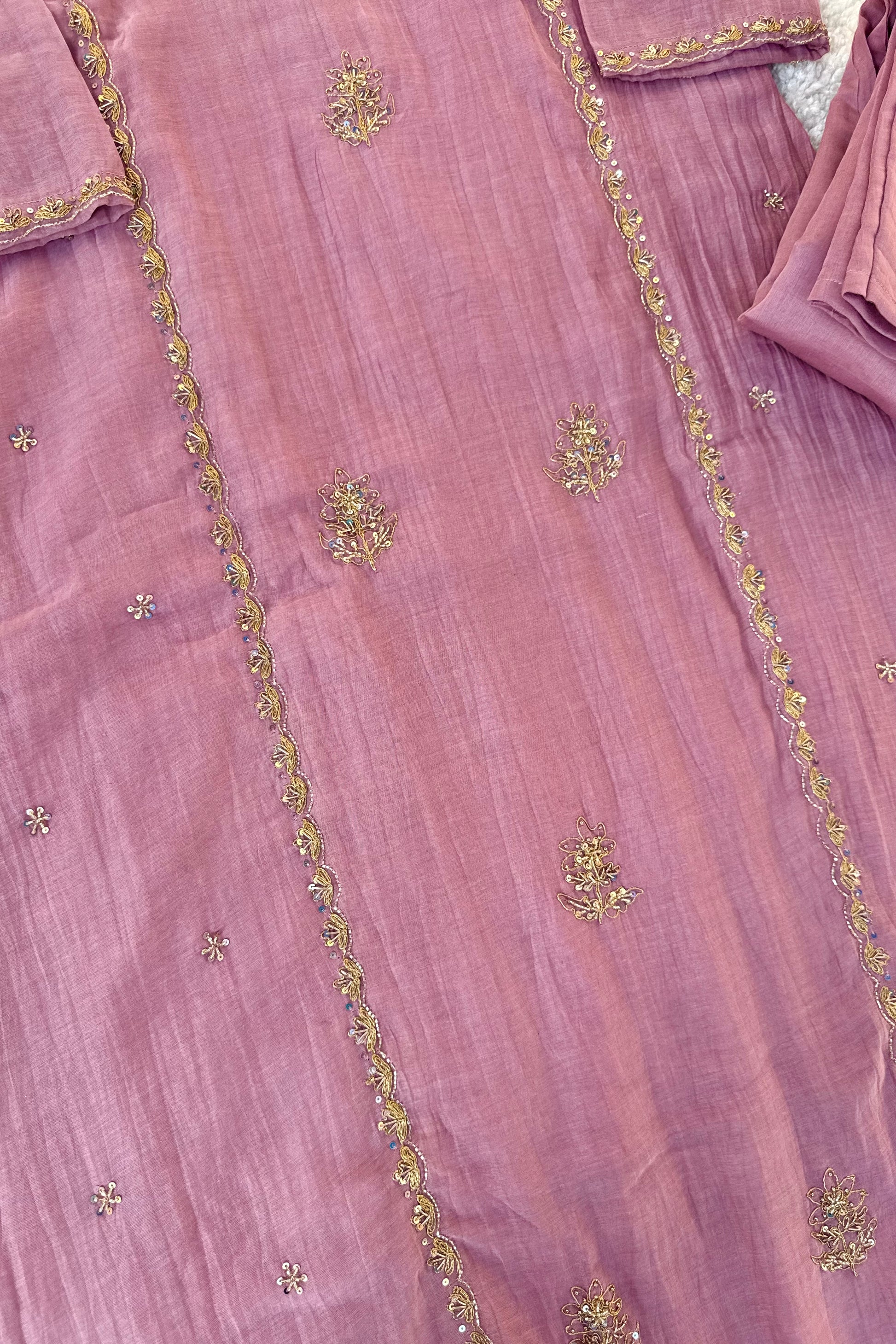 “Ujjwal” Pre Book Trending Pink Mul Chanderi A Line Suit 🛍️