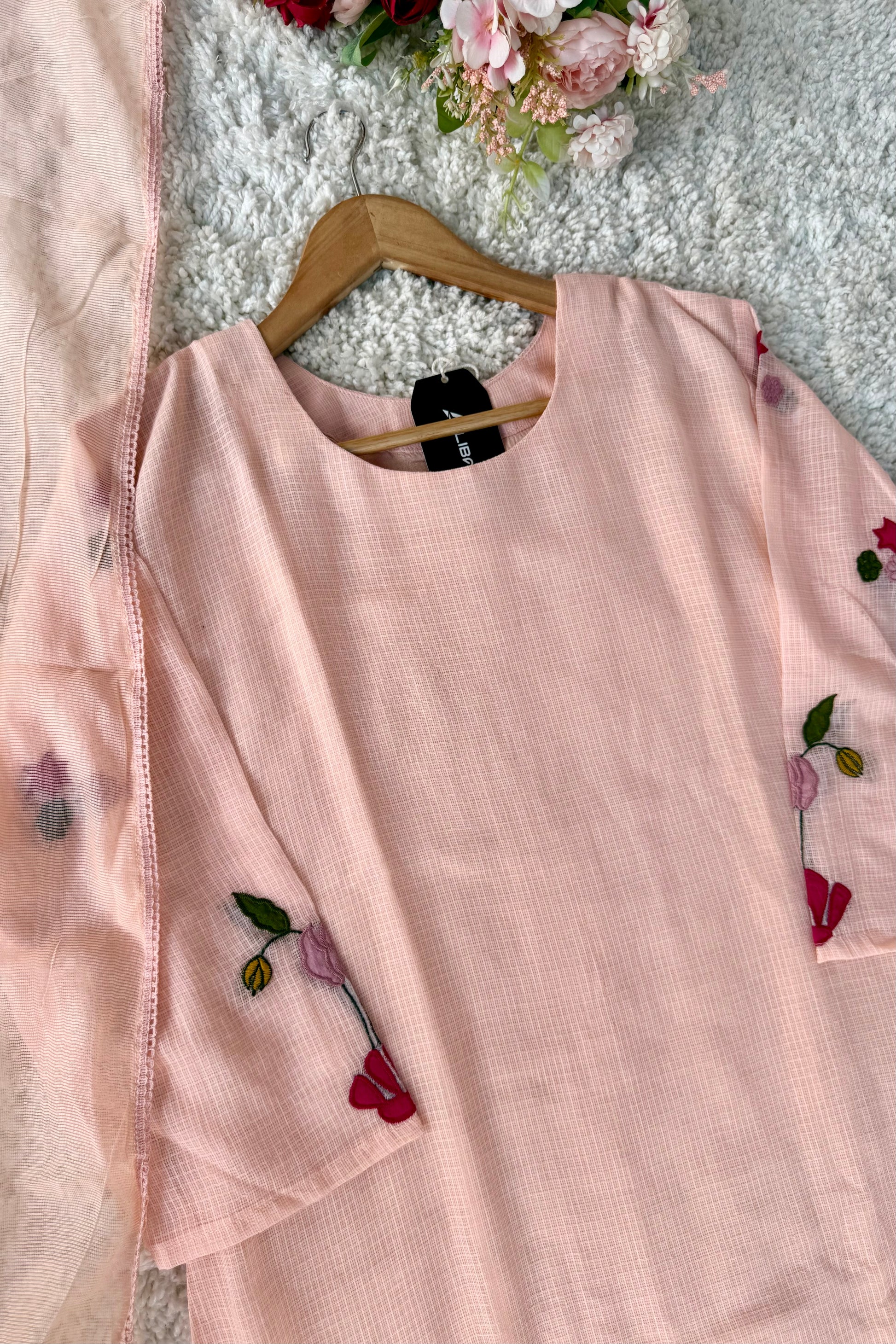 Gulnoor – Beautifully crafted Kota A-Line Kurta Set